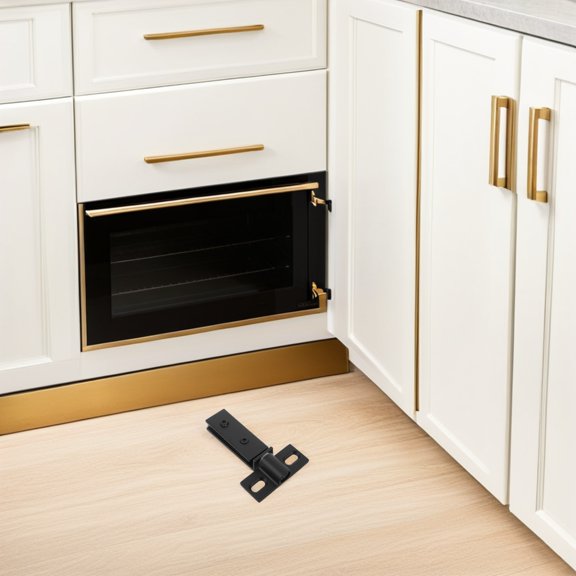 RENACLIPY Modern Black Stainless Steel Pivot Shower Door Hinge Square Bar Design for Bathroom