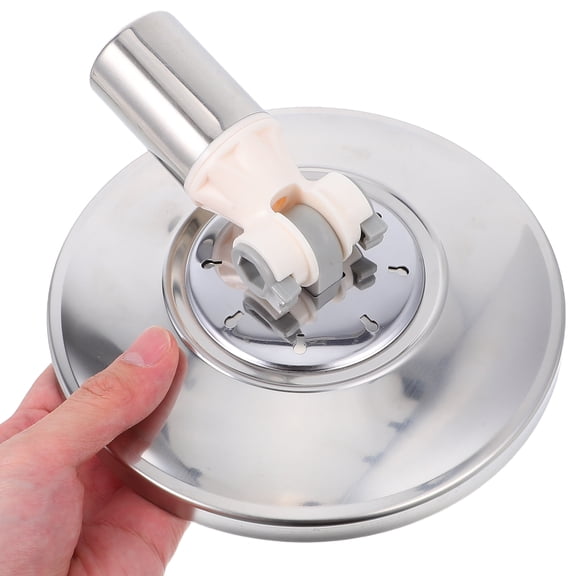RENACLIPY Mop Head Replacement Base Round Cleaning Mop Head Adapter Rotating Handle Base Repairing Spare Part