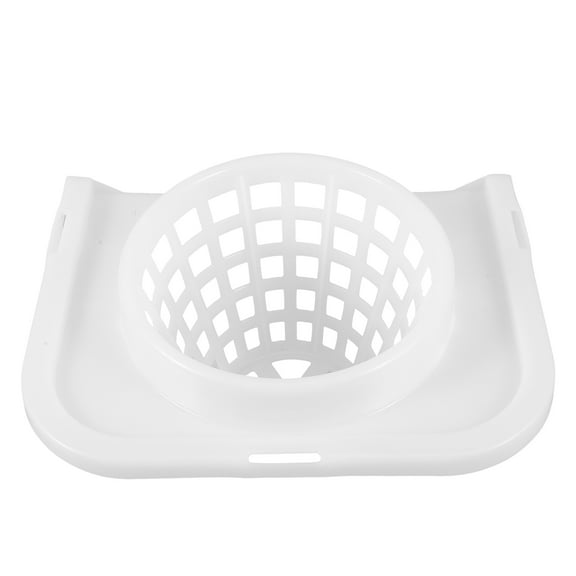 RENACLIPY White Mop Bucket with Built-in Drainage Basket, Thickened Plastic for Easy Cleaning and Efficient Water Removal