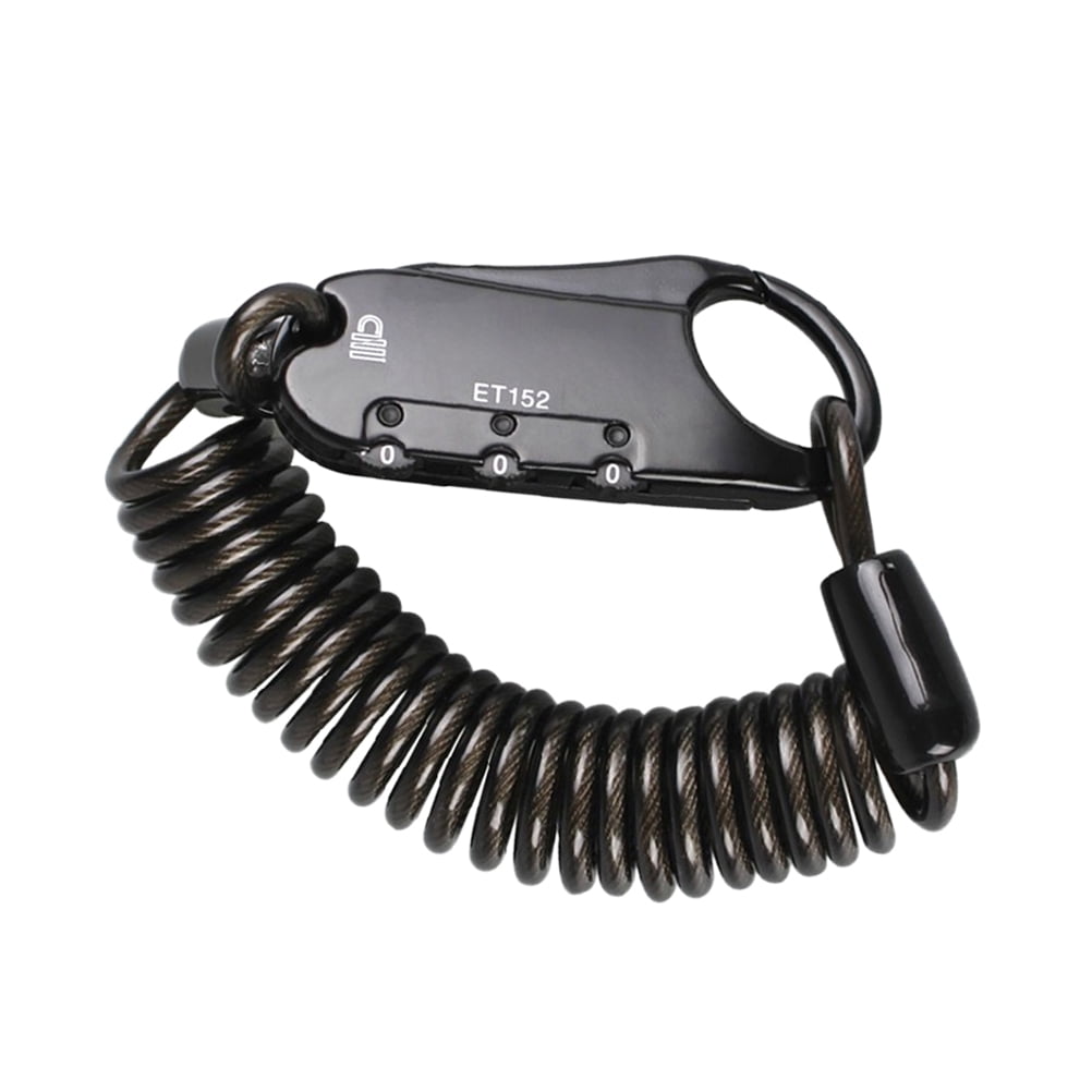 RENACLIPY Multi-Function Bike Lock with Flexible Cable, 3-Digit Password Security, Combination Lock