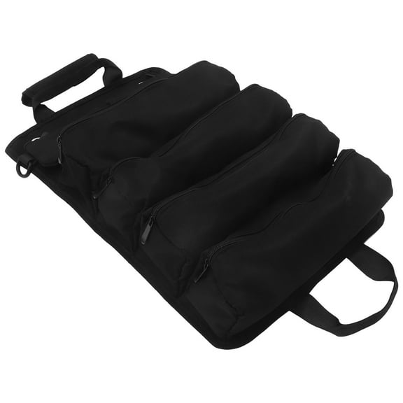 RENACLIPY Technician Tool Bag Black Oxford Cloth Portability Electrical Work 1Pack