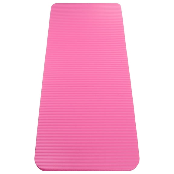 RENACLIPY NBR Core Training Exercise Mat for Home Use with Soft Cushioning and Stylish Rosy Color Design