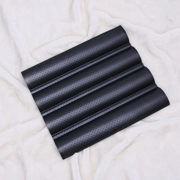RENACLIPY Premium Black French Bread Pan Mold with Air Circulation for Crisp Crust