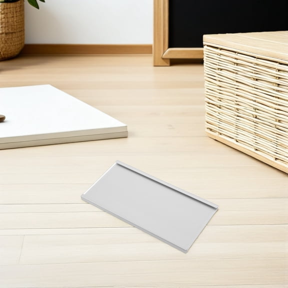 RENACLIPY Office Name Plate Holder Aluminum Alloy with Clear Staff Identification Feature