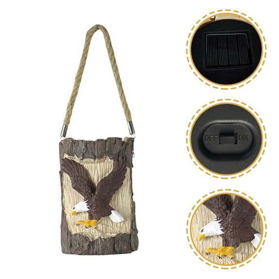 RENACLIPY Resin Solar Garden Light with Unique for Outdoor Home Decor and Landscape Lighting