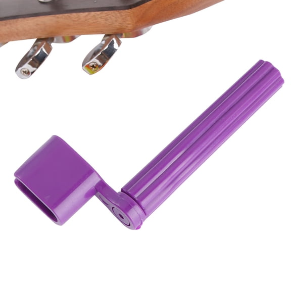 RENACLIPY Peg Drill Winder String Winder Plastic Purple for Bridge Pin Removal 1Pack