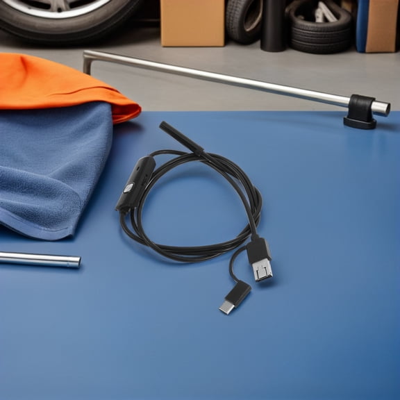 RENACLIPY Mm Articulating Borescope Camera with Light for Engine Cylinder