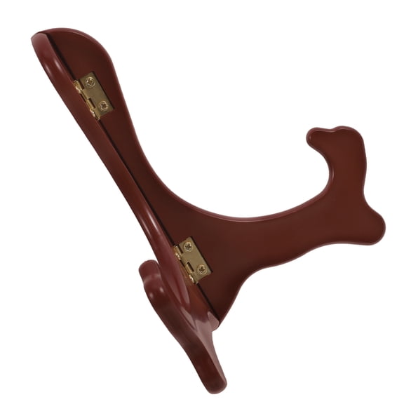 RENACLIPY Picture Stand Easel For Table Brown Plastic Large Easel 1Pack For Craft Fair Display