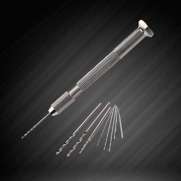 RENACLIPY Pin Vise Hand Drill Set with Metal Bits for Beads and Crafts Precision Drilling Tool Kit