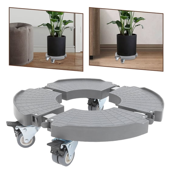 RENACLIPY Plant Trolley Pallet with Wheel and Reinforced ABS Plastic for Offices Gardens and Public Spaces