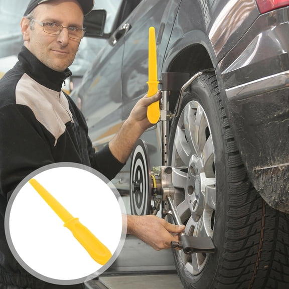 RENACLIPY Yellow Plastic Pry Bar Tool for Easy Car Tire Installation and Removal with , Design