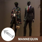 RENACLIPY Simple Stylish Plated Silver Mannequin Body for Shirts and Clothing Display