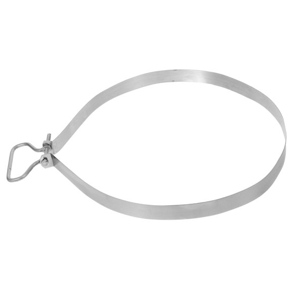 RENACLIPY Plated Silver Metal Cutting Board Hoop Clamp for Kitchen Supply with Anti Cracking Design