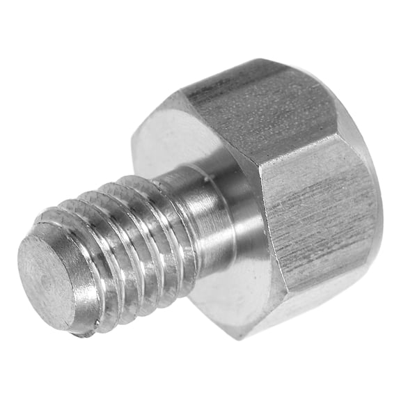 RENACLIPY Plated Silver Stainless Steel Ball Head Bolt with Smooth Rolling Ball Point and Hexagonal Structure