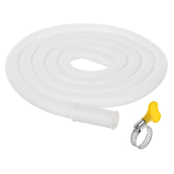 RENACLIPY Flexible Polyethylene Drain Hose Replacement for Washing Machines and AC Units, and Available in Multiple Colors