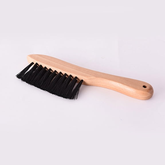 RENACLIPY 3-Piece Billiard Table Cleaning Brush Set with Natural Wood Handles and Soft Bristles for Pool and Snooker Tables