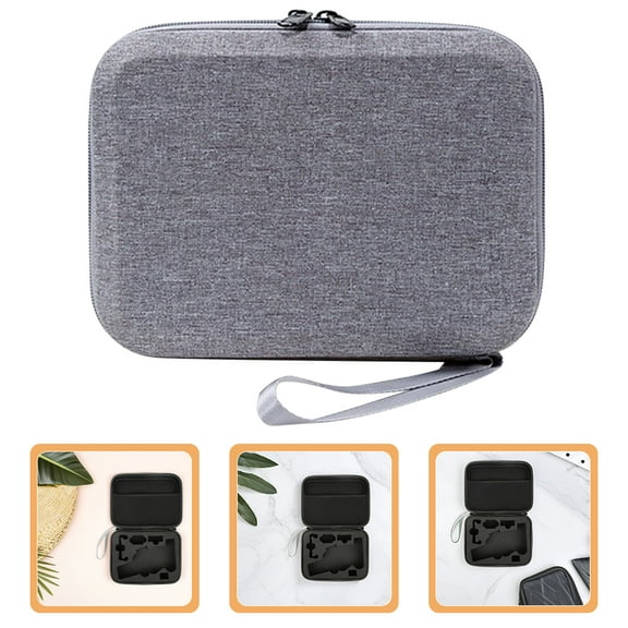 RENACLIPY Grey Nylon Gimbal Stabilizer Case Portable Storage Bag with Shockproof Protective Pouch