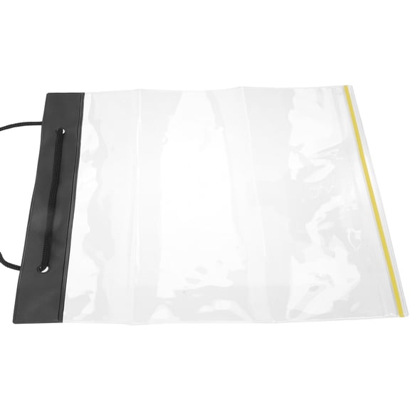 RENACLIPY Portable Waterproof File Storage Pouch Transparent for Office and Outdoor Document Safety