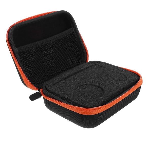 RENACLIPY Portable Yoyo Storage Bag Black PU Nylon with Smooth Interior for Safe Carrying