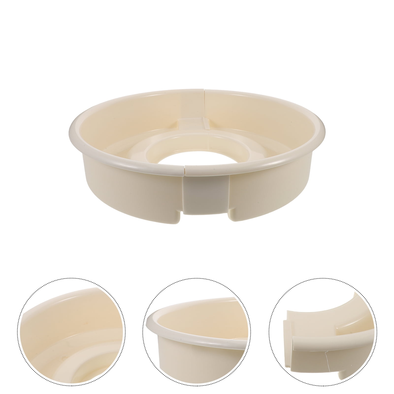 RENACLIPY White Detachable Plastic Water Basin for Pottery Wheel, Ceramic Studio Accessory for Efficient Wheel Use