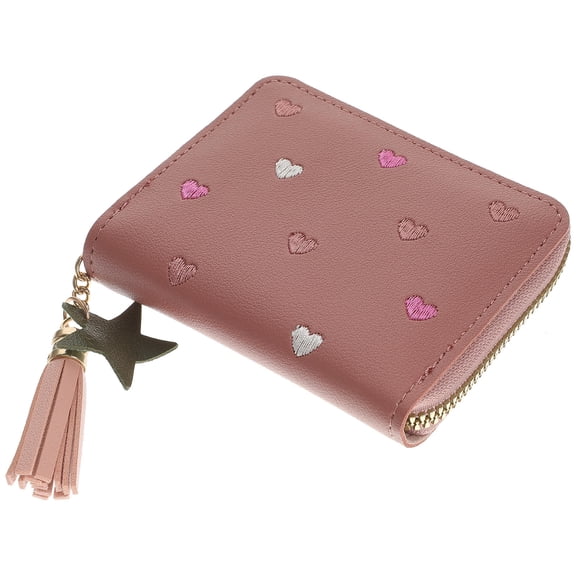 RENACLIPY Cute PU Purse for Women, Compact and Stylish Wallet, 1 Set