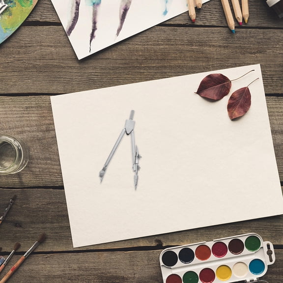 RENACLIPY 2Pcs Precision Bow Compass Steel Metal Scribe Divider Tool for Accurate Measuring