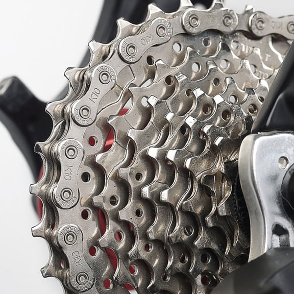 RENACLIPY Plated Silver Roller Chain for Mountain Bikes Durable Carbon Steel Bike Replacement