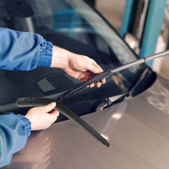 RENACLIPY Rear Wiper Arm Set Black Plastic Car Use Enhanced Visibility Robust Material