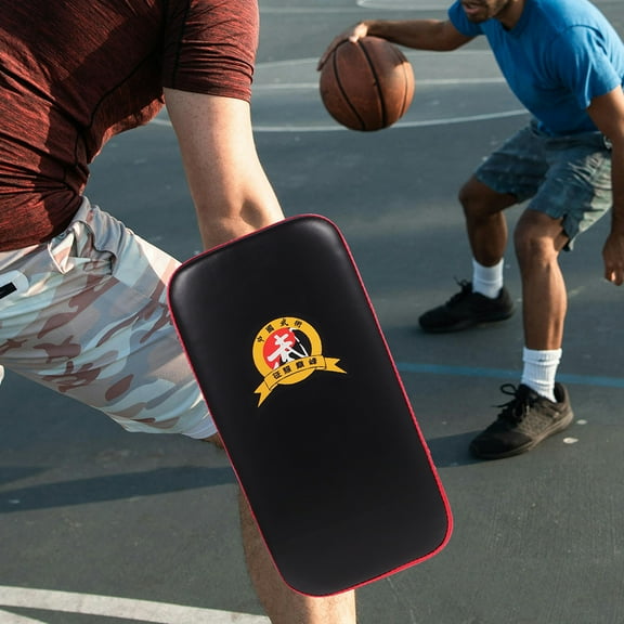 RENACLIPY Red Basketball Training Blocking Pad Set, PVC and PU Cotton, 2 Pieces for Agility and Defensive Skills Practice