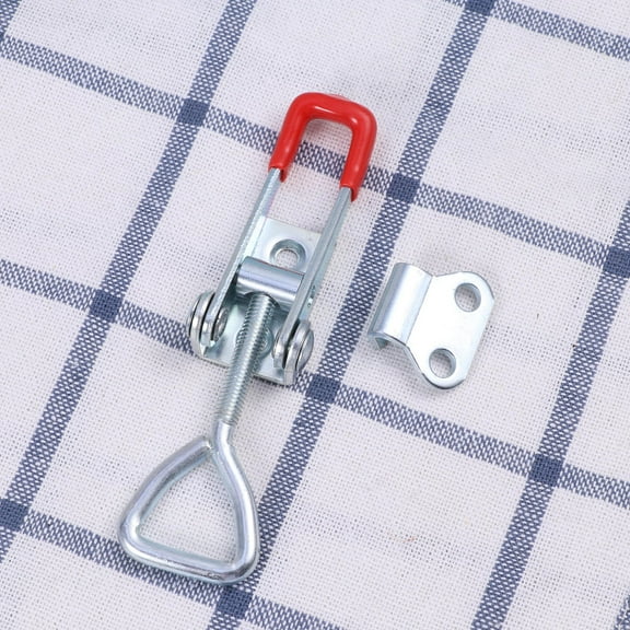 RENACLIPY Red Metal Toggle Latch Clamp 1Pcs for Cabinet Door Box Case Clamping Holding Down Welding Field