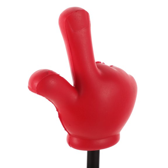 RENACLIPY Red Plastic Hand Pointer for Parties Gaming Dance Performances Lightweight Portable 1 Count