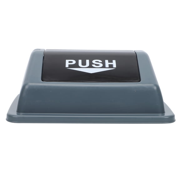 RENACLIPY Replacement Garbage Can Cover Grey Plastic for 20L Trash Bin Easy to Install