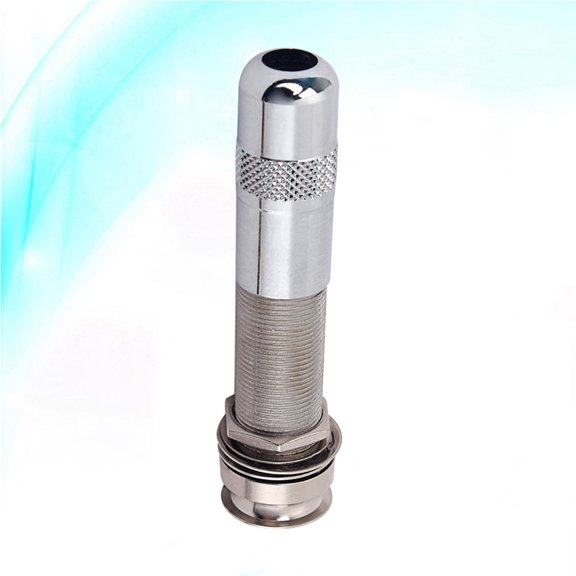 RENACLIPY Plated Silver Guitar Endpin Jack Socket Plug Threaded Cylinder Strap Lock Durable