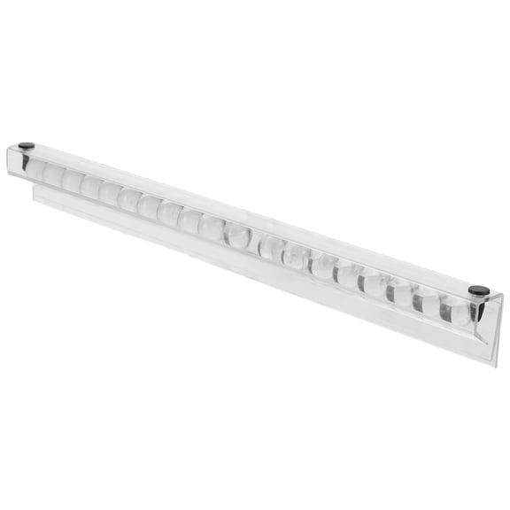 RENACLIPY Clear Wall-Mounted Ticket Rail Holder for Restaurant Menus, Receipts, and Order Display