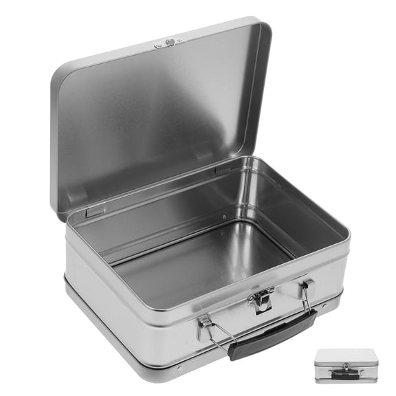 RENACLIPY Retro Metal Lunch Box for Food Storage Picnic Adults 1Set