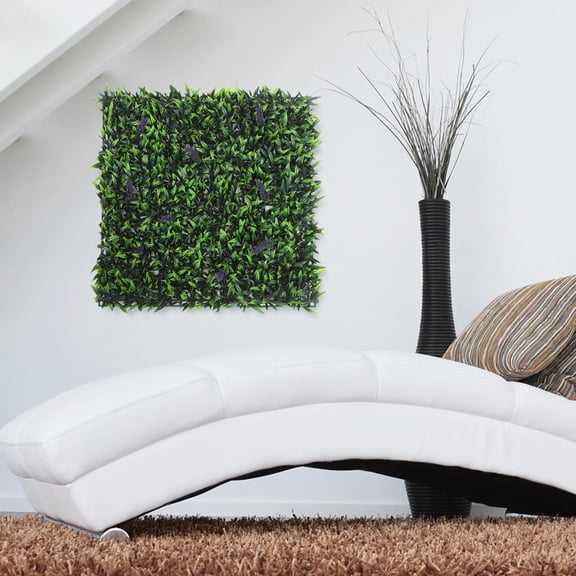 RENACLIPY Reusable Faux Grass Wall Panel Greenery Backdrop for Wedding Party and Backyard