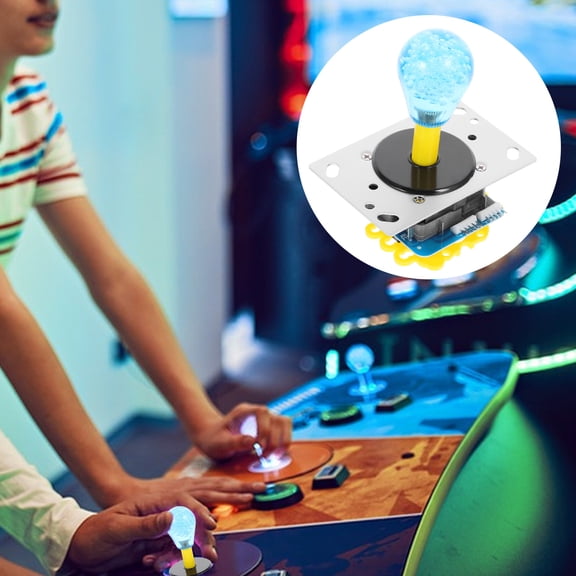 RENACLIPY Precise Control Game Joystick Replacement Durable Plastic with Vibration for Game Accessories