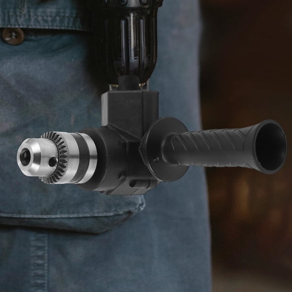 RENACLIPY Electric Screwdriver Right Angle Drill Adapter with Pivoting Bit Extension Holder