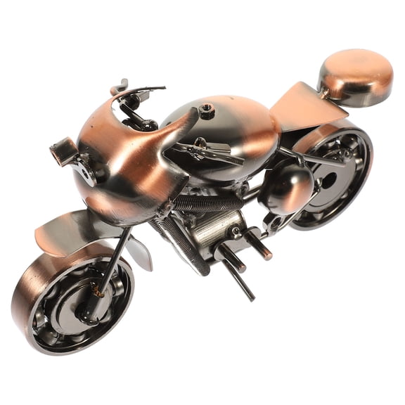 RENACLIPY motorbike ornament Iron Art Sculpture Friends Bronze Cafe Decoration Holiday 1Set