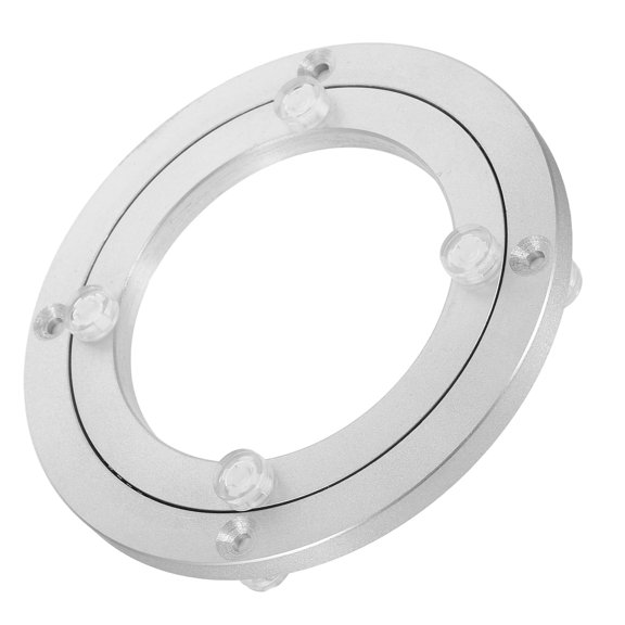RENACLIPY Round Aluminum Alloy Silent Turntable Base for Dining Table and Serving Tray