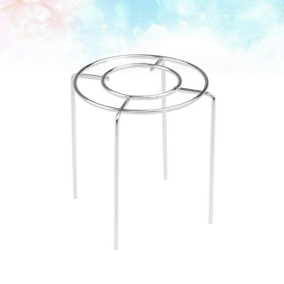 RENACLIPY Wire Cooling Rack Round Baking Steaming Rack Silver 1Pcs