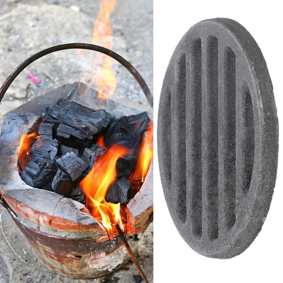 RENACLIPY Round Fire Grate for Indoor Outdoor Use with Fireproof Material and Enhanced Ventilation