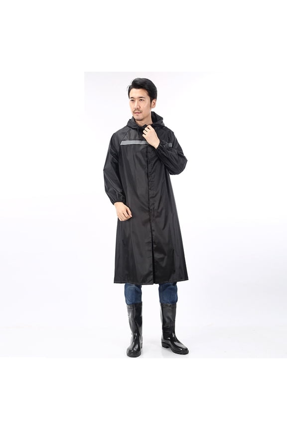 Multifunction Rain Cloak Cover for Hiking Camping Outdoor Survival Black