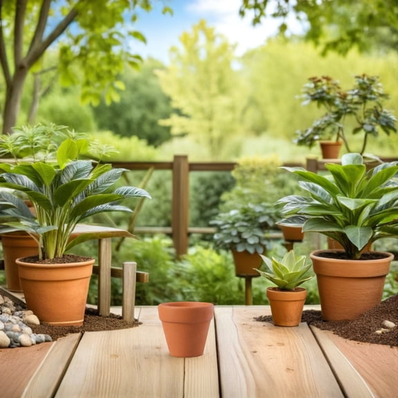 RENACLIPY Set of 12 Terracotta Chocolate Clay Pots for Indoor and Outdoor Plants