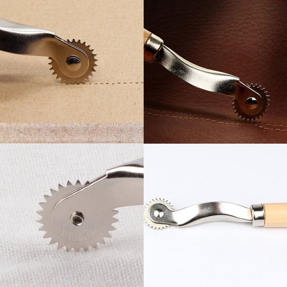 RENACLIPY Sewing Seam Presser Tool Stainless Steel Multi Marking Sewing Track 1Pack
