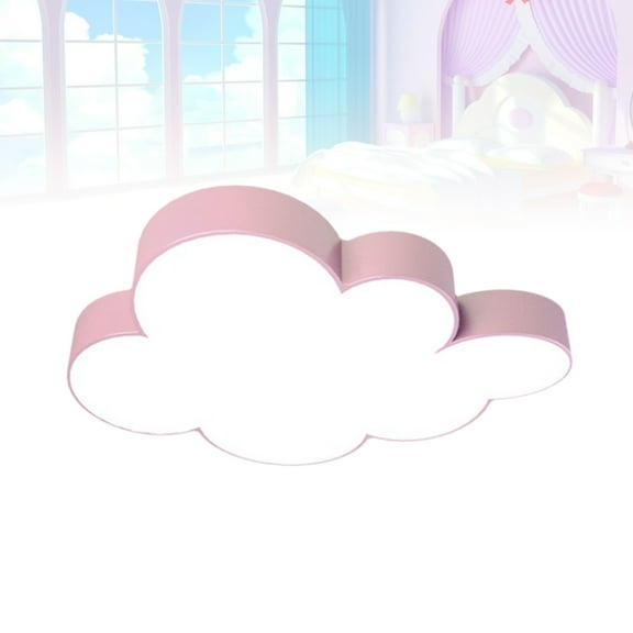 RENACLIPY Kids Ceiling Lights Cloud Shaped Chandelier Blue Acrylic 1Pack