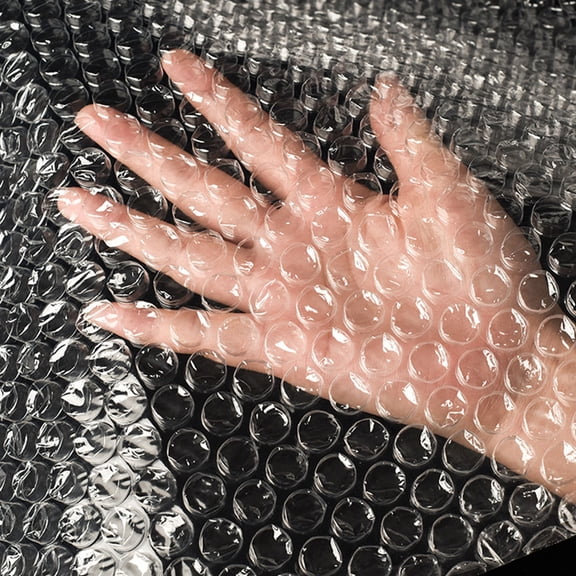 RENACLIPY Shockproof Cushion Wrap Transparent Bubble Film Roll for Protecting Delicate Items