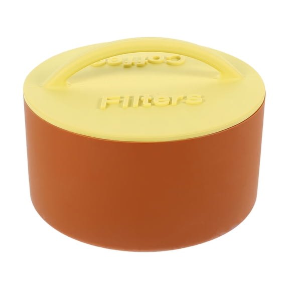 RENACLIPY Coffee Filter Storage Box Silicone Design with Dust Proof Lid for Countertop Use