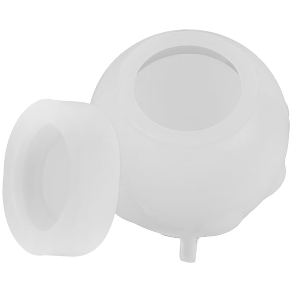 RENACLIPY White Silicone Jar Mold for Baking - Flexible, Non-Stick, Smooth , Ideal for Cake, Candy, Dessert, and