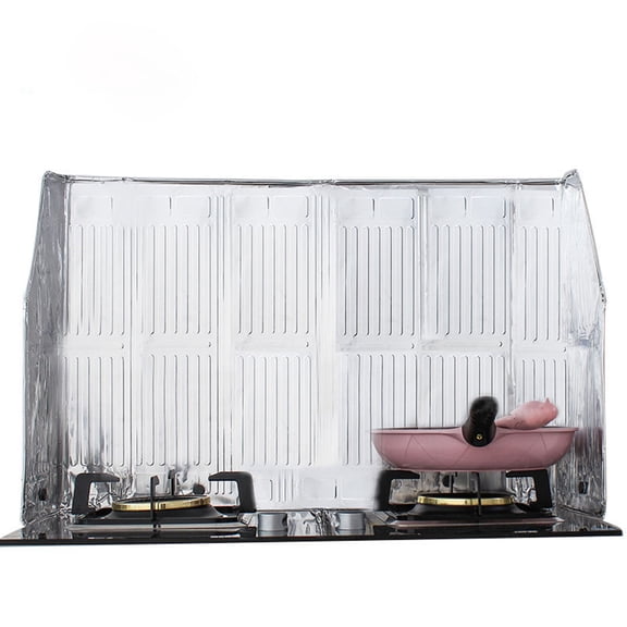 RENACLIPY Silver Wall Oil Shield for Kitchen, Heat Resistant and Convenient